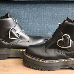 DR. MARTENS X LAZY OAF Buckle Boots